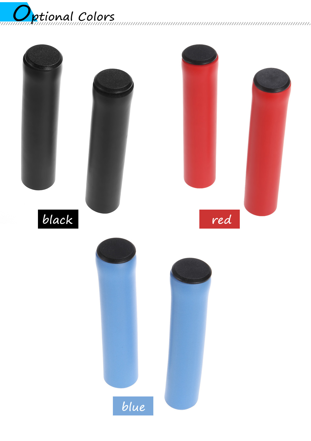BEATACE BE61 - GP Pair of Universal Boutique Bike Handlebar Grips Cycling Accessories